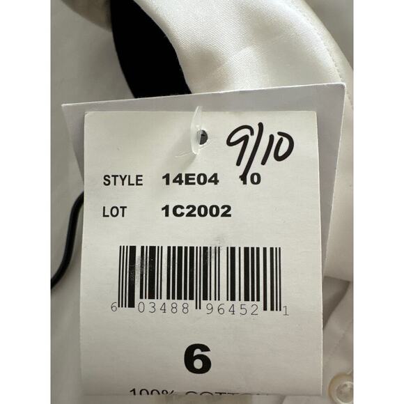 Ralph Lauren Black Label White Cotton Button Down Shirt Crest Size 6 NWT - Picture 7 of 9